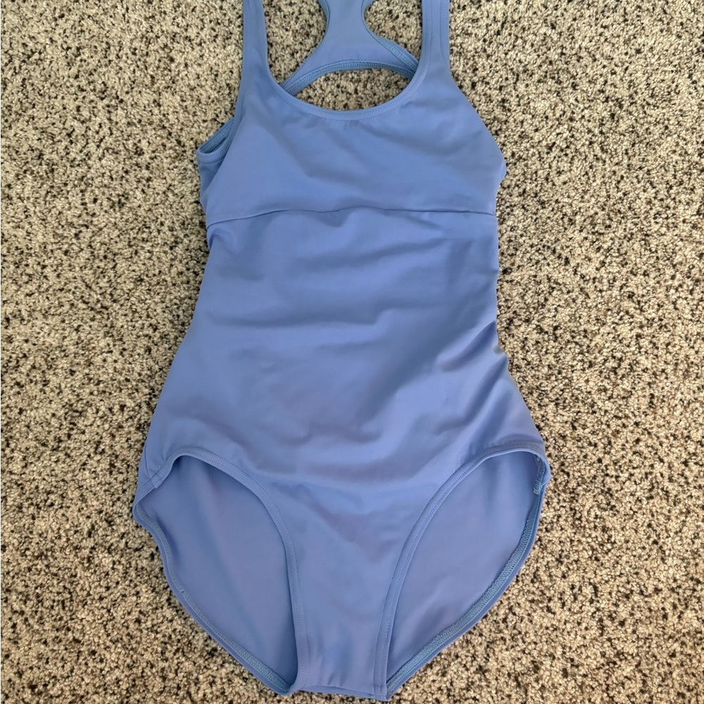 Balera Blue Dancewear Leotard With Strappy Back
